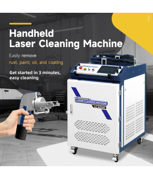 US Stock MAX 1000W/1500W/2000W Continuous Handheld Laser Cleaning Machine Rust/Oil/Paint/Coating Remover